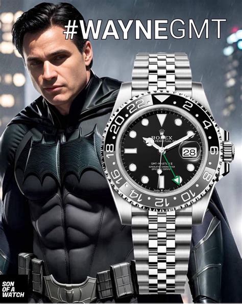 bruce wayne Rolex gmt